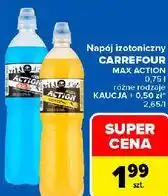 Carrefour Napój izotoniczny CARREFOUR MAX ACTION oferta
