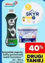 Carrefour Wszystkie jogurty, kefiry proteinowe marki Carrefour oferta