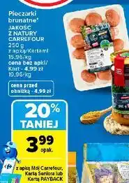 Carrefour Pieczarki brunatne JAKOŚĆ Z NATURY CARREFOUR oferta