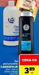 Carrefour Żel pod prysznic Carrefour Soft oferta