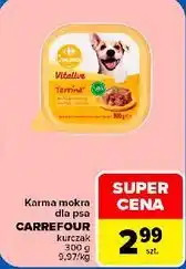 Carrefour Karma mokra dla psa Carrefour Vitalive oferta