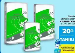 Carrefour Ziemia uniwersalna CARREFOUR 5 l, 10 l, 20 l, 50 l oferta