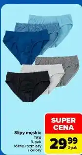Carrefour Slipy męskie TEX 3-pak oferta