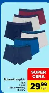 Carrefour Bokserki męskie TEX 3-pak oferta