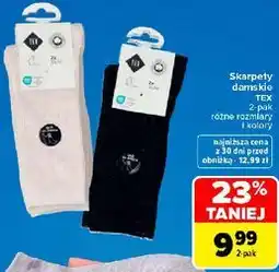 Carrefour Skarpety damskie TEX 2-pak oferta