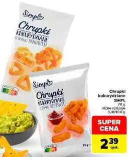 Carrefour Chrupki kukurydziane SIMPL oferta