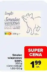 Carrefour Smalec wieprzowy SIMPL oferta