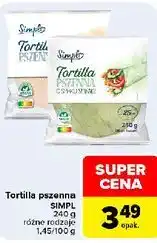 Carrefour Tortilla pszenna SIMPL oferta
