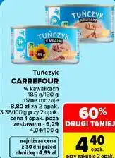 Carrefour Tuńczyk CARREFOUR w kawałkach oferta