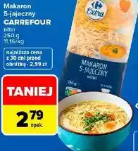 Carrefour Makaron 5-jajeczny CARREFOUR nitki oferta