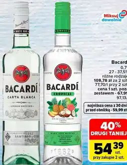 Carrefour Market Rum Bacardi Carta Blanca / Tropical oferta