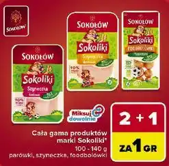 Carrefour Market Szyneczka, parówki lub foodbolówki Sokołów Sokoliki oferta