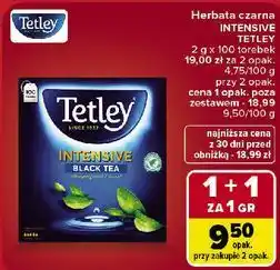 Carrefour Market Herbata czarna Intensive Tetley oferta