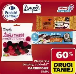 Carrefour Market Wszystkie batony, cukierki Carrefour, Simpl oferta