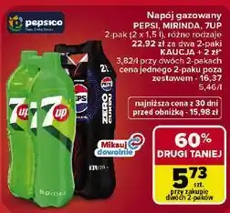Carrefour Market Napój gazowany PEPSI, MIRINDA, 7UP 2-pak (2 x 1,5 l) oferta
