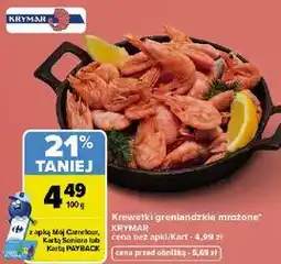 Carrefour Market Krewetki grenlandzkie mrożone KRYMAR oferta