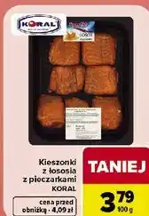 Carrefour Market Kieszonki z łososia z pieczarkami KORAL oferta