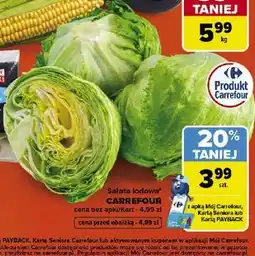 Carrefour Market Sałata lodowa oferta