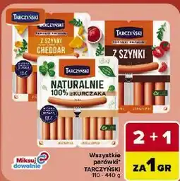 Carrefour Market Wszystkie parówki Tarczyński oferta