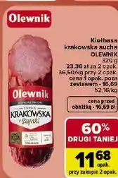 Carrefour Market Kiełbasa krakowska sucha Olewnik oferta