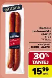 Carrefour Market Kiełbasa podwawelska Krakus oferta