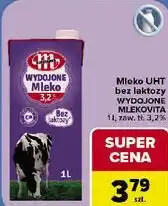 Carrefour Market Mleko UHT bez laktozy WYDOJONE MLEKOVITA oferta