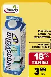 Carrefour Market Maślanka naturalna Mrągowska oferta