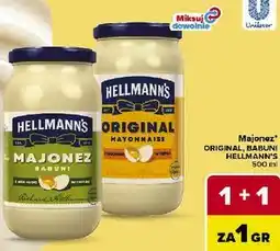 Carrefour Market Majonez Hellmann's Original lub Babuni oferta