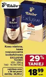 Carrefour Market Kawa mielona, kawa rozpuszczalna bezkofeinowa Exclusive Tchibo oferta