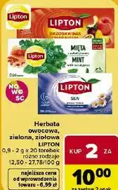 Carrefour Market Herbata owocowa, zielona, ziołowa Lipton oferta