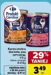 Carrefour Market Karma mokra dla kota, psa OPTIVITAL oferta