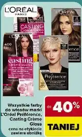 Carrefour Market Wszystkie farby do włosów marki L'Oréal Préférence, Casting Crème Gloss oferta