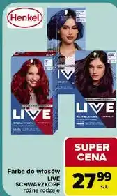 Carrefour Market Farba do włosów LIVE SCHWARZKOPF oferta