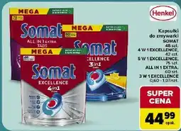 Carrefour Market Kapsułki do zmywarki SOMAT oferta