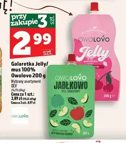 Topaz Galaretka Jelly mus 100% Owolovo oferta