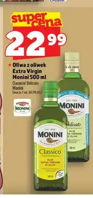 Topaz Oliwa z oliwek Extra Virgin Delicato Monini oferta