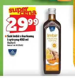 Topaz Sok imbir z kurkumą i cytryną Oleofarm oferta