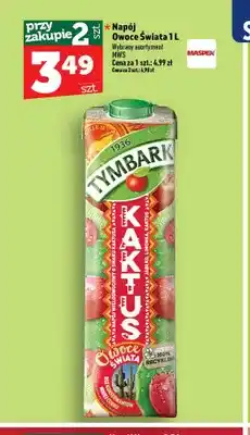 Topaz Napój Owoce Świata Tymbark Kaktus oferta