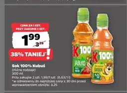 Netto Sok Kubuś jabłko 100% oferta