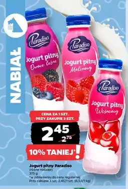 Netto Jogurt pitny owoce leśne Paradiso oferta