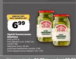 Netto Ogórki konserwowe luksusowe Dawtona oferta