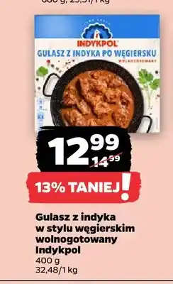 Netto Gulasz z indyka w stylu węgierskim wolnogotowany Indykpol oferta
