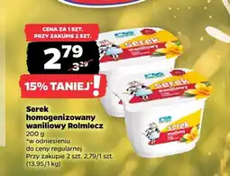 Netto Serek homogenizowany waniliowy Rolmlecz oferta