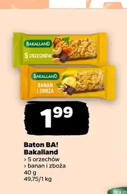 Netto Baton BA! Bakalland 5 orzechów oferta