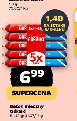 Netto Baton mleczny Góralki 5-pak oferta