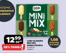 Netto Lody na patyku Mini Mix Gelato Classico 12-pak oferta