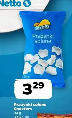 Netto Prażynki solone Snaxters oferta