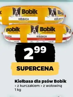 Netto Kiełbasa dla psów Bobik z kurczakiem oferta