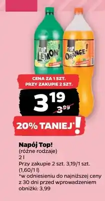 Netto Napój gazowany Top! Orange oferta