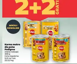 Netto Karma mokra dla psów Pedigree Junior z kurczakiem i warzywami oferta